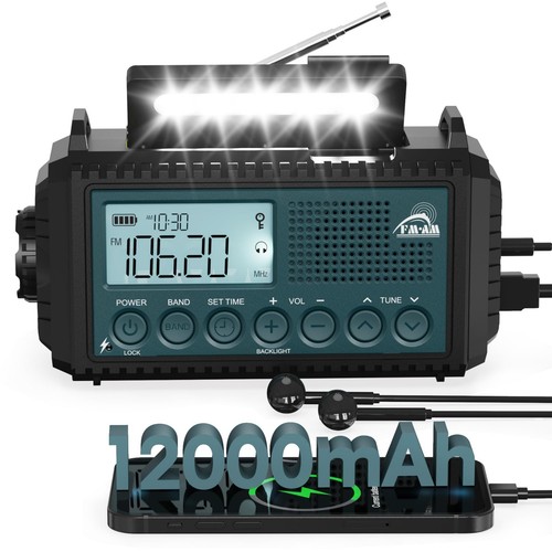 Roxicosly crank radio 12000mah - roxicosly,