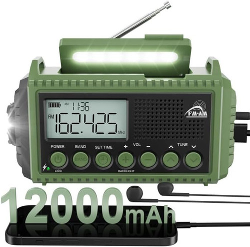 Wind emergency hand crank - up,