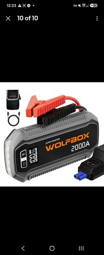 Wolfbox 2000a car jump - wolfbox,