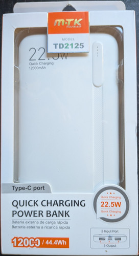 Mtk td2125 quick charge - charge, power